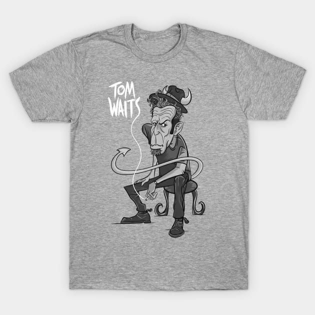 Tom Waits T-Shirt by CosmicAngerDesign